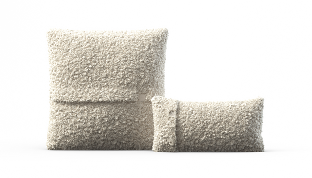 pillow set 1 - doodle - creme