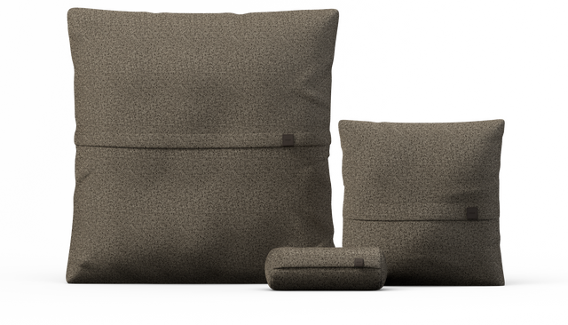 pillow set 2 - loop loop - taupe