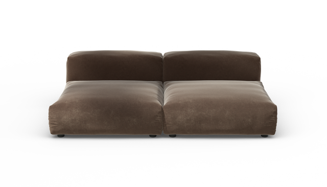 vetsak | Sofa Set 01 Large - suave - espresso | Modular Sofa | 3.5 Seater