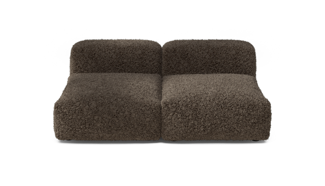 vetsak | Sofa Set 01 Medium - doodle - cacao | Modular Sofa | 2.5 Seater