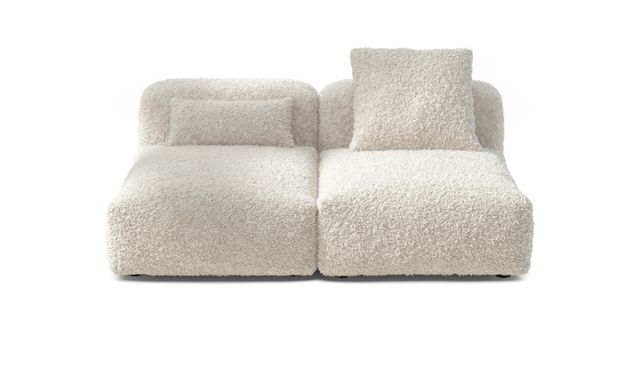 vetsak | Sofa Set 01 Medium - doodle - creme | Modular Sofa | 2.5 Seater
