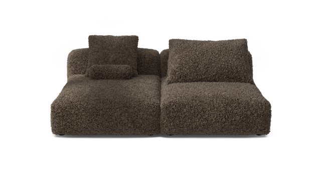 vetsak | Sofa Set 01 XLarge - doodle - cacao | Modular Sofa | 3.5 Seater