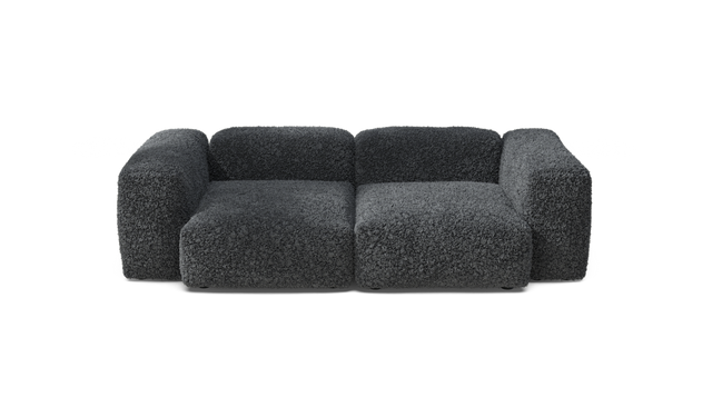vetsak | Sofa Set 02 Medium - doodle - dark grey | Modular Sofa | 2.5 Seater | Big Sofa