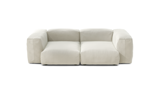 vetsak | Sofa Set 02 Medium - suave - pearl | Modular Sofa | 2.5 Seater | Big Sofa