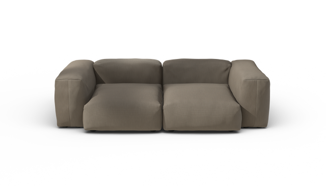 vetsak | Sofa Set 02 Medium - Terrain - Driftwood | Modular Sofa | 2.5 Seater | Big Sofa