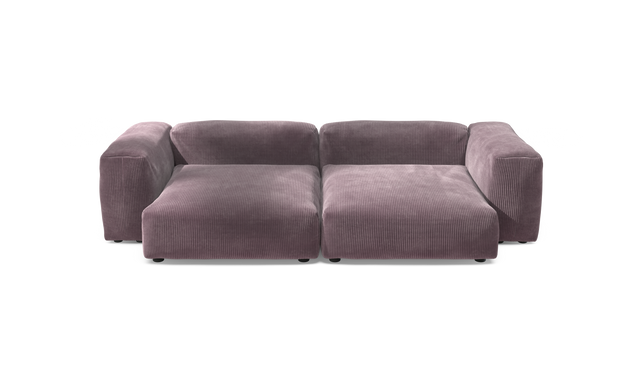 vetsak | Sofa Set 02 XLarge - Cord Velour - Blossom | Modular Sofa | 3.5 Seater | Big Sofa