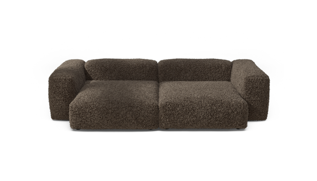 vetsak | Sofa Set 02 XLarge - doodle - cacao | Modular Sofa | 3.5 Seater | Big Sofa