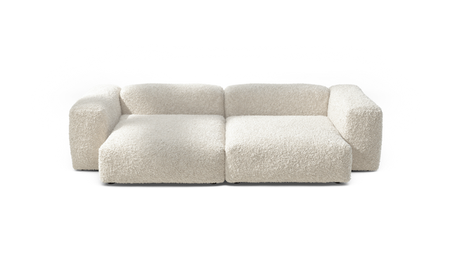 vetsak | Sofa Set 02 XLarge - doodle - creme | Modular Sofa | 3.5 Seater | Big Sofa