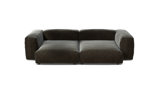 vetsak | Sofa Set 02 XLarge - suave - anthracite | Modular Sofa | 3.5 Seater | Big Sofa