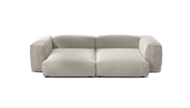 vetsak | Sofa Set 02 XLarge - suave - clay | Modular Sofa | 3.5 Seater | Big Sofa