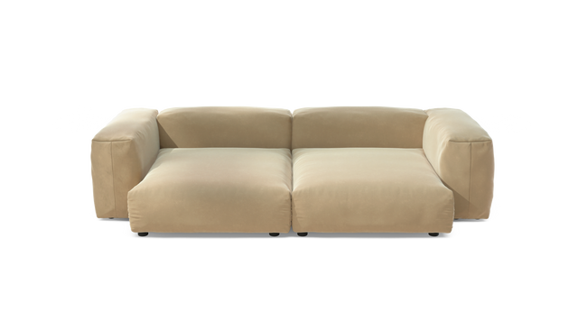 vetsak | Sofa Set 02 XLarge - Suave - Creme | Modular Sofa | 3.5 Seater | Big Sofa