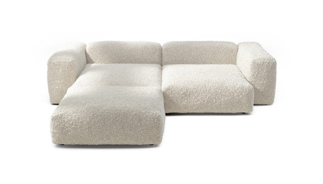vetsak | Sofa Set 03 - doodle - creme | Modular Sofa | 3.5 Seater | Big Sofa | Corner Sofa