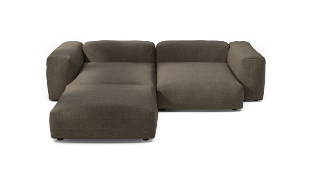 vetsak | Sofa Set 03 - pique - taupe | Modular Sofa | 3.5 Seater | Big Sofa | Corner Sofa