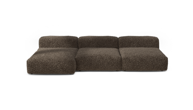 vetsak | Sofa Set 04 - doodle - cacao | Modular Sofa | 5 Seater | Big Sofa