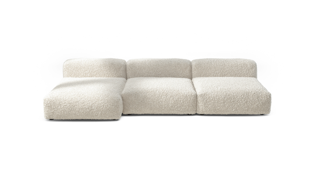 vetsak | Sofa Set 04 - doodle - creme | Modular Sofa | 5 Seater | Big Sofa