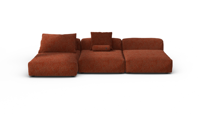 vetsak | Sofa Set 04 - Nub - Sienna | Modular Sofa | 5 Seater | Big Sofa
