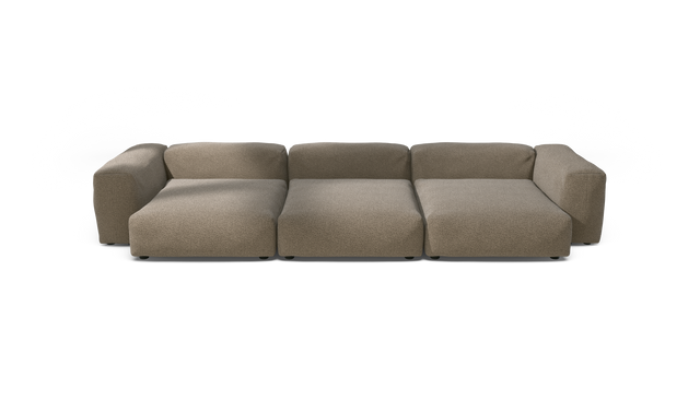 vetsak | Sofa Set 05 - loop loop - taupe | Modular Sofa | 5 Seater | Big Sofa | Corner Sofa
