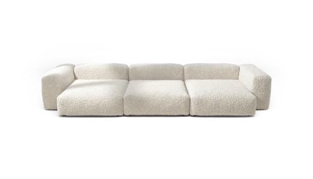 vetsak | Sofa Set 05 - doodle - creme | Modular Sofa | 5 Seater | Big Sofa | Corner Sofa
