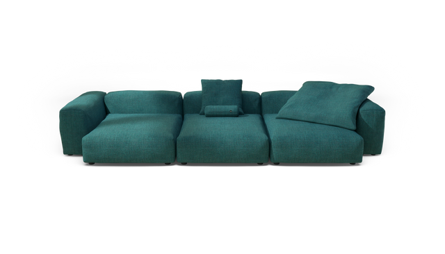 vetsak | Sofa Set 05 - pique - cedar | Modular Sofa | 5 Seater | Big Sofa | Corner Sofa