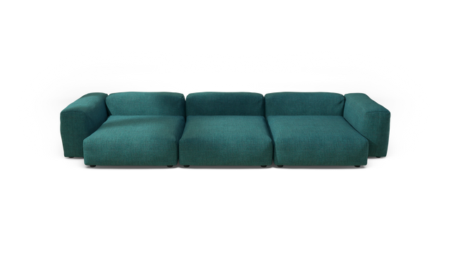 vetsak | Sofa Set 05 - pique - cedar | Modular Sofa | 5 Seater | Big Sofa | Corner Sofa