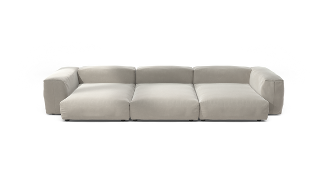 vetsak | Sofa Set 05 - suave - clay | Modular Sofa | 5 Seater | Big Sofa | Corner Sofa