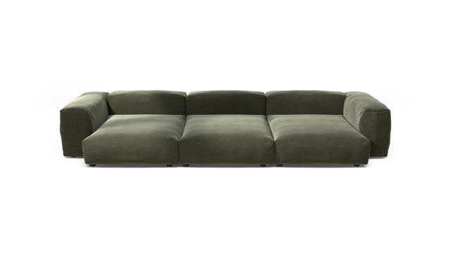 vetsak | Sofa Set 05 - suave - pine | Modular Sofa | 5 Seater | Big Sofa | Corner Sofa