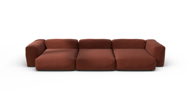 vetsak | Sofa Set 05 - Terrain - Saffron | Modular Sofa | 5 Seater | Big Sofa | Corner Sofa