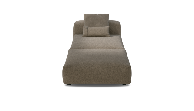 vetsak | Sofa Set 07 - Sun Lounger - loop loop - taupe | Modular Sofa | 2 Seater | Daybed | Chaiselounge