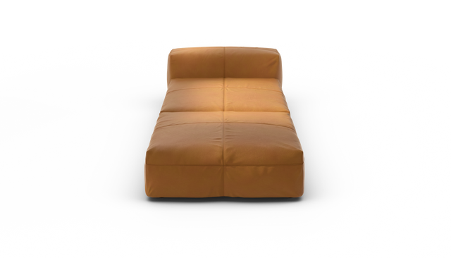 vetsak | Sofa Set 07 - Sun Lounger - Leather - Brown | Modular Sofa | 2 Seater | Daybed | Chaiselounge