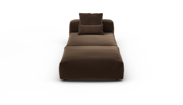 vetsak | Sofa Set 07 - Sun Lounger - Pebble - Umber | Modular Sofa | 2 Seater | Daybed | Chaiselounge