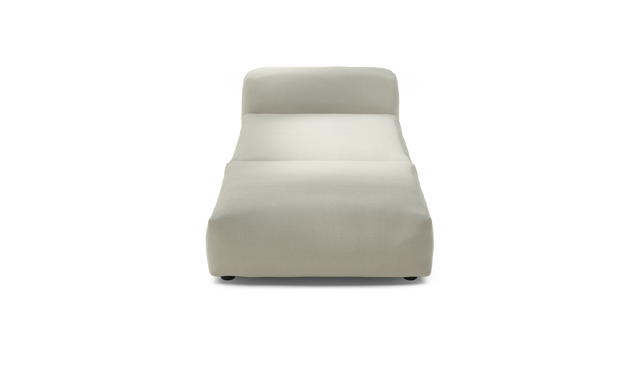 vetsak | Sofa Set 07 - Sun Lounger - pique - creme | Modular Sofa | 2 Seater | Daybed | Chaiselounge