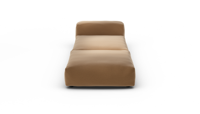vetsak | Sofa Set 07 - Sun Lounger - Pique - Wheat | Modular Sofa | 2 Seater | Daybed | Chaiselounge