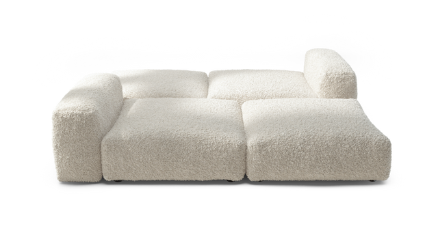 vetsak | Sofa Set 08 - Daybed - doodle - creme | Modular Sofa | 6 Seater | Outdoor Island | Double lounger