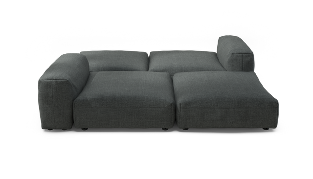 vetsak | Sofa Set 08 - Daybed - pique - dark grey | Modular Sofa | 6 Seater | Outdoor Island | Double lounger