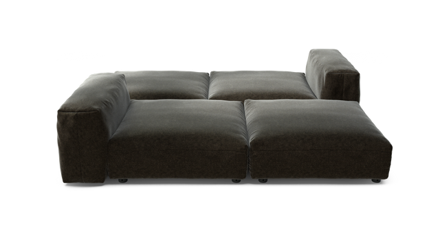 vetsak | Sofa Set 08 - Daybed - suave - anthracite | Modular Sofa | 6 Seater | Outdoor Island | Double lounger