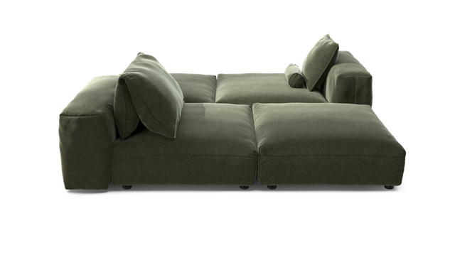 vetsak | Sofa Set 08 - Daybed - suave - pine | Modular Sofa | 6 Seater | Outdoor Island | Double lounger