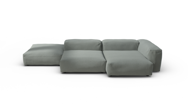 vetsak | Sofa Set 09 - The Island - Breeze - Sage | Modular Sofa | 7 Seater | Sofa Island