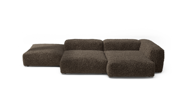vetsak | Sofa Set 09 - The Island - doodle - cacao | Modular Sofa | 7 Seater | Sofa Island