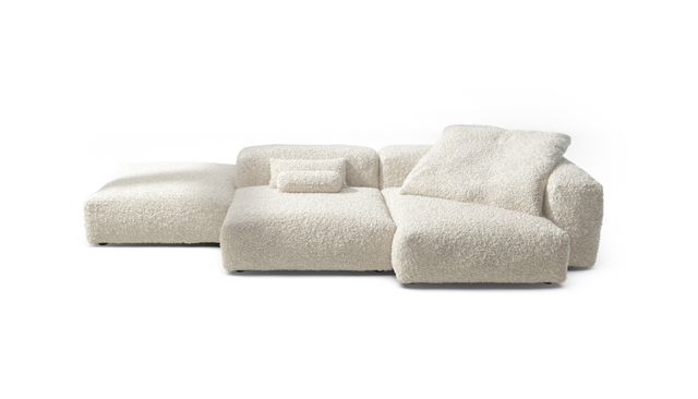 vetsak | Sofa Set 09 - The Island - doodle - creme | Modular Sofa | 7 Seater | Sofa Island