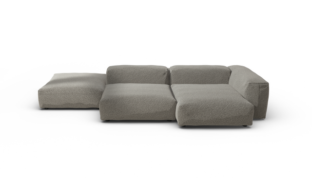 vetsak | Sofa Set 09 - The Island - Pebble - Platinum | Modular Sofa | 7 Seater | Sofa Island