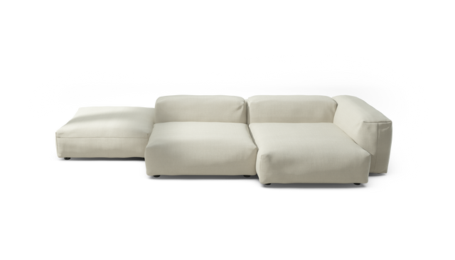 vetsak | Sofa Set 09 - The Island - pique - creme | Modular Sofa | 7 Seater | Sofa Island