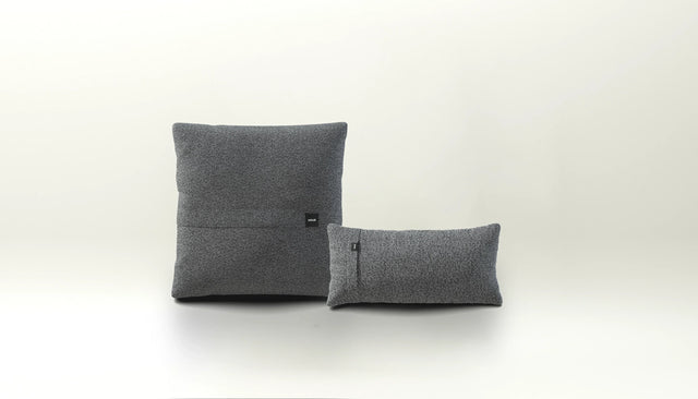 pillow set 1 - loop loop - anthracite