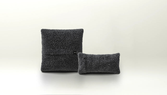 pillow set 1 - doodle - dark grey