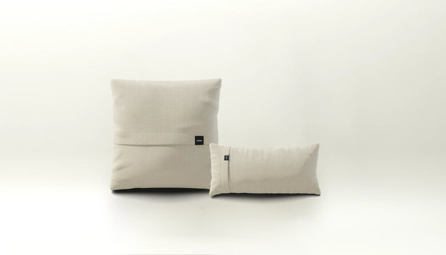 pillow set 1 - pique - beige