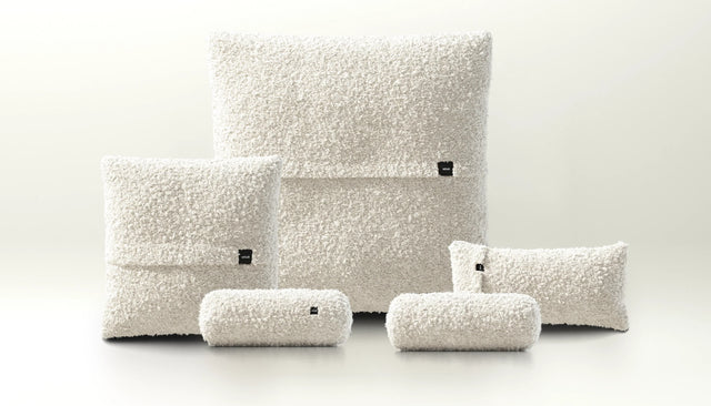 pillow set 4 - doodle - creme