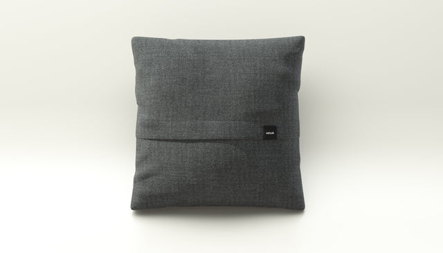 vetsak | Big Pillow - leather - dark grey