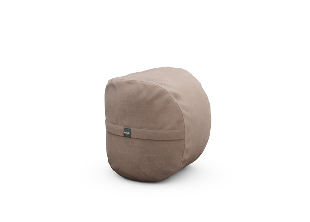 vetsak | Footsak - Leather - Stone