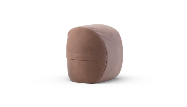 vetsak | Footsak - Leather - Stone