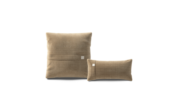 pillow set 1 - cord velour - sand