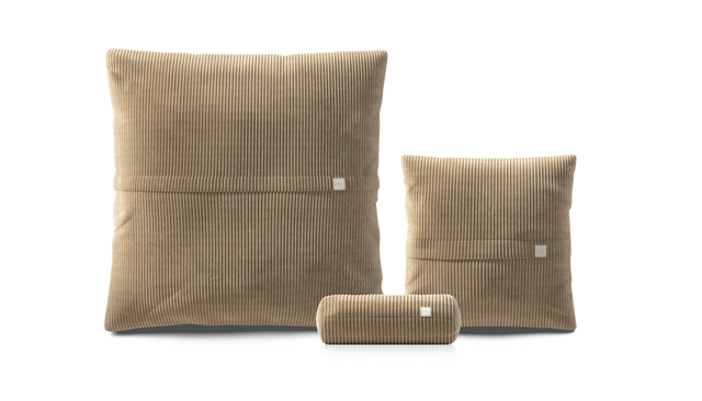 pillow set 2 - cord velour - sand
